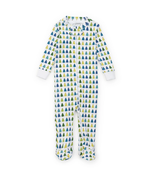 Lila and Hayes Parker Cool Tree Zipper Pajama