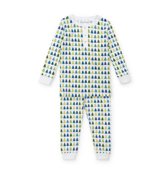 Lila and Hayes Jack Cool Tree Pajama Set