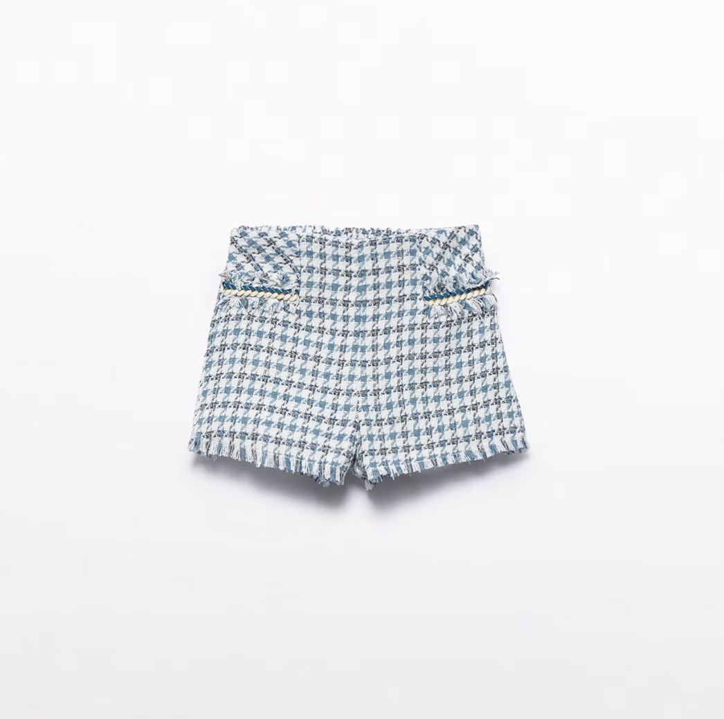 Baby Houndstooth Shorts