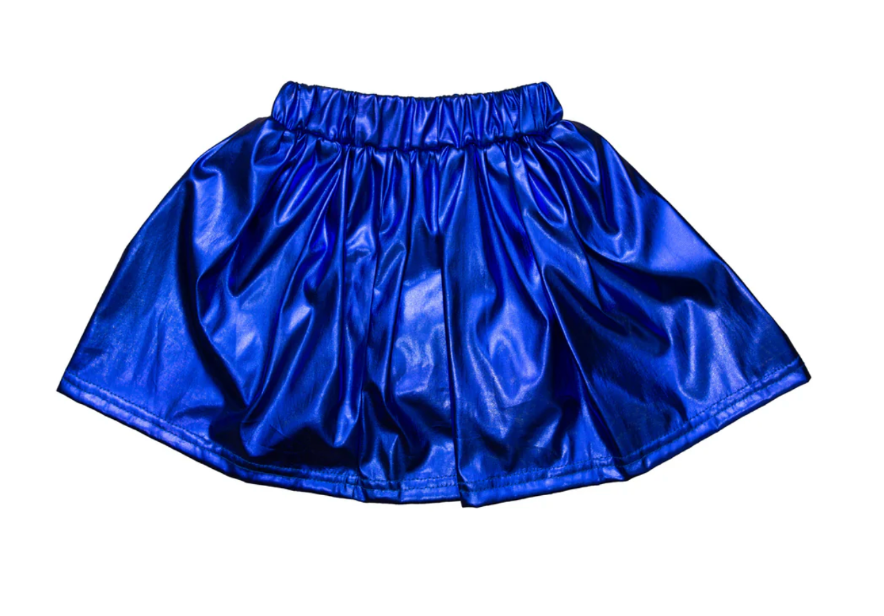 Belle Cher Metallic Kid Skort