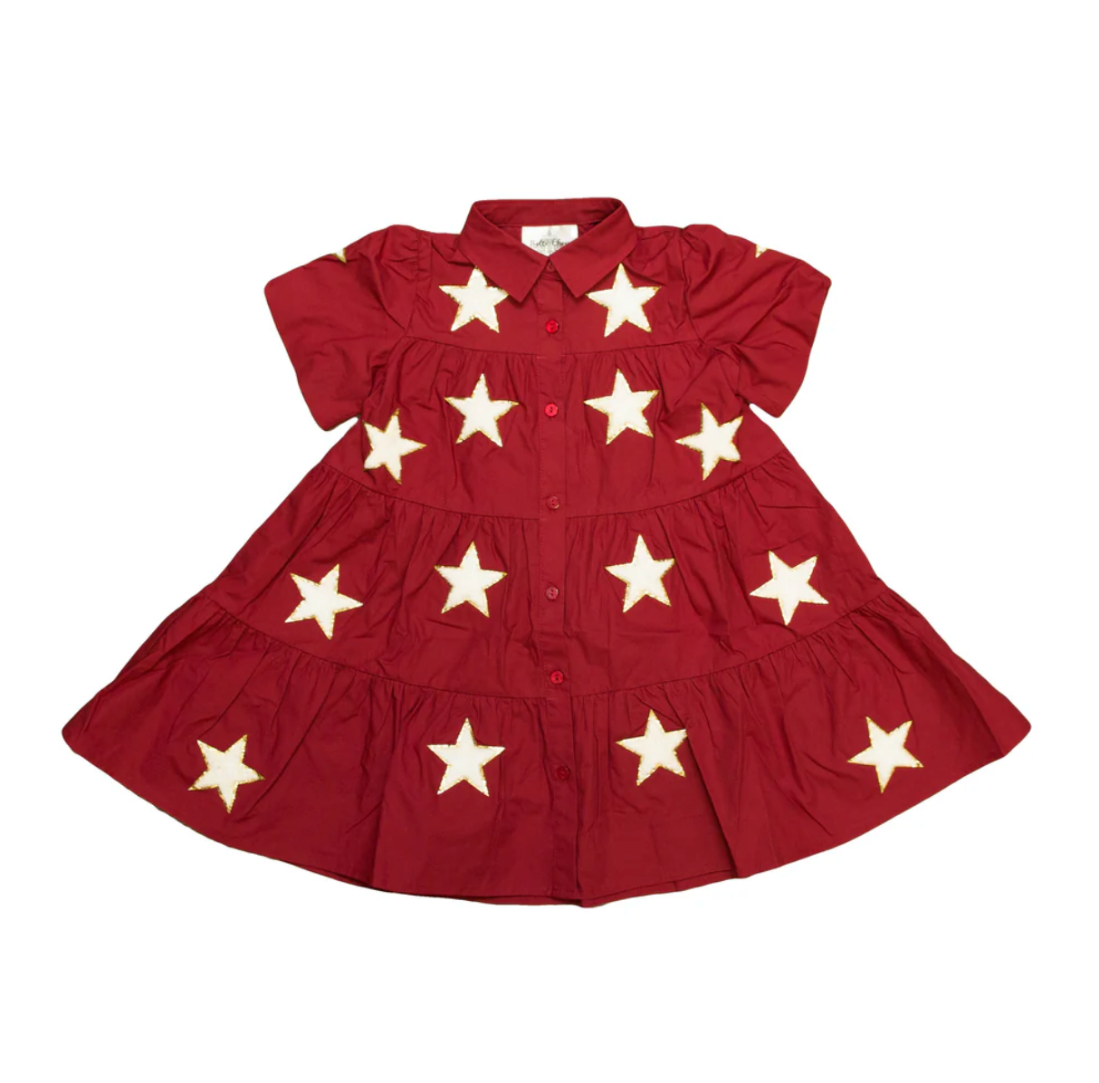 Maroon Star Dress