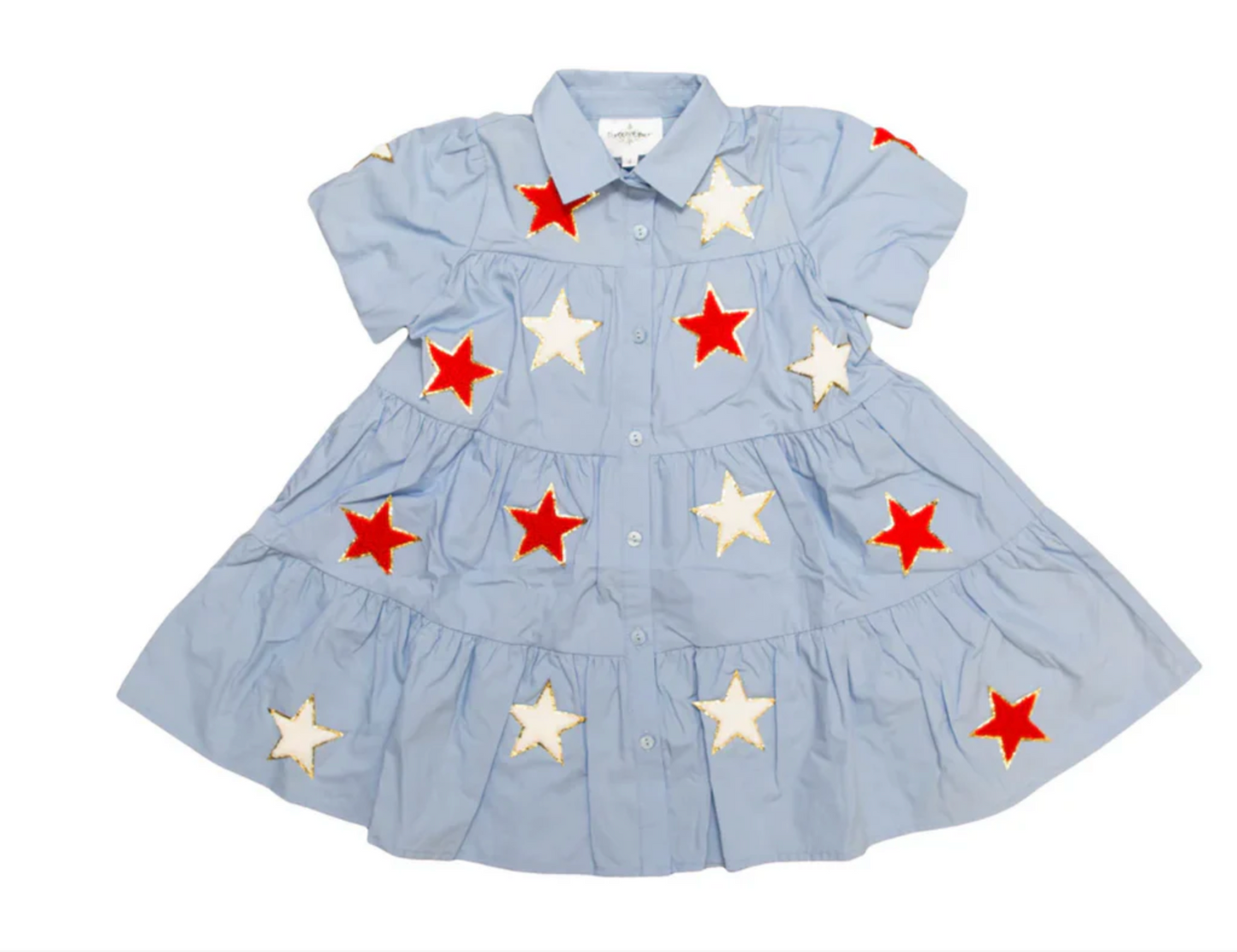 Light Blue Star Dress