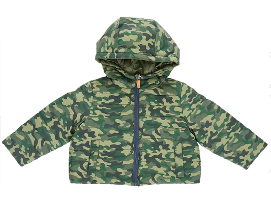 Pink Chicken Army Green Camo Reversible Jacket