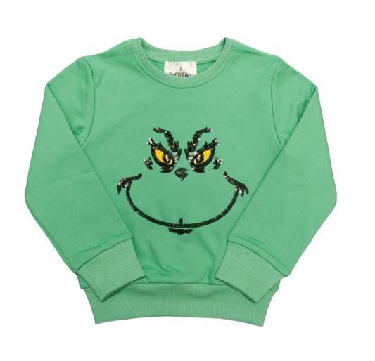 Grinch Sequin Sweatshirt