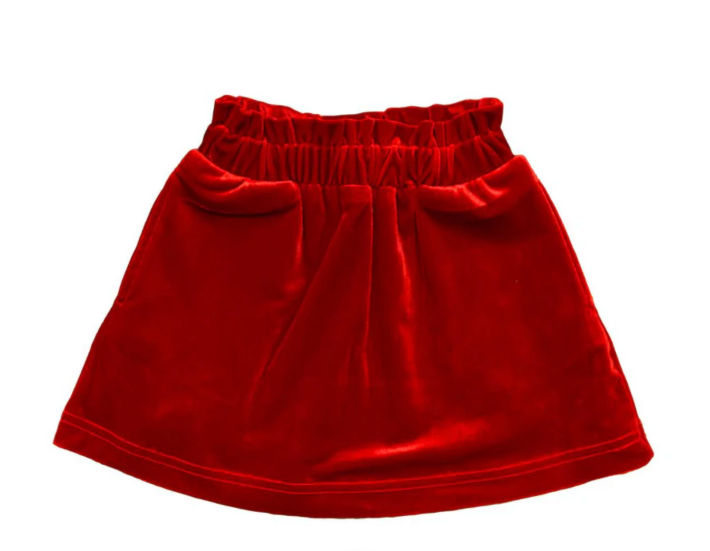 Red Velvet Skirt