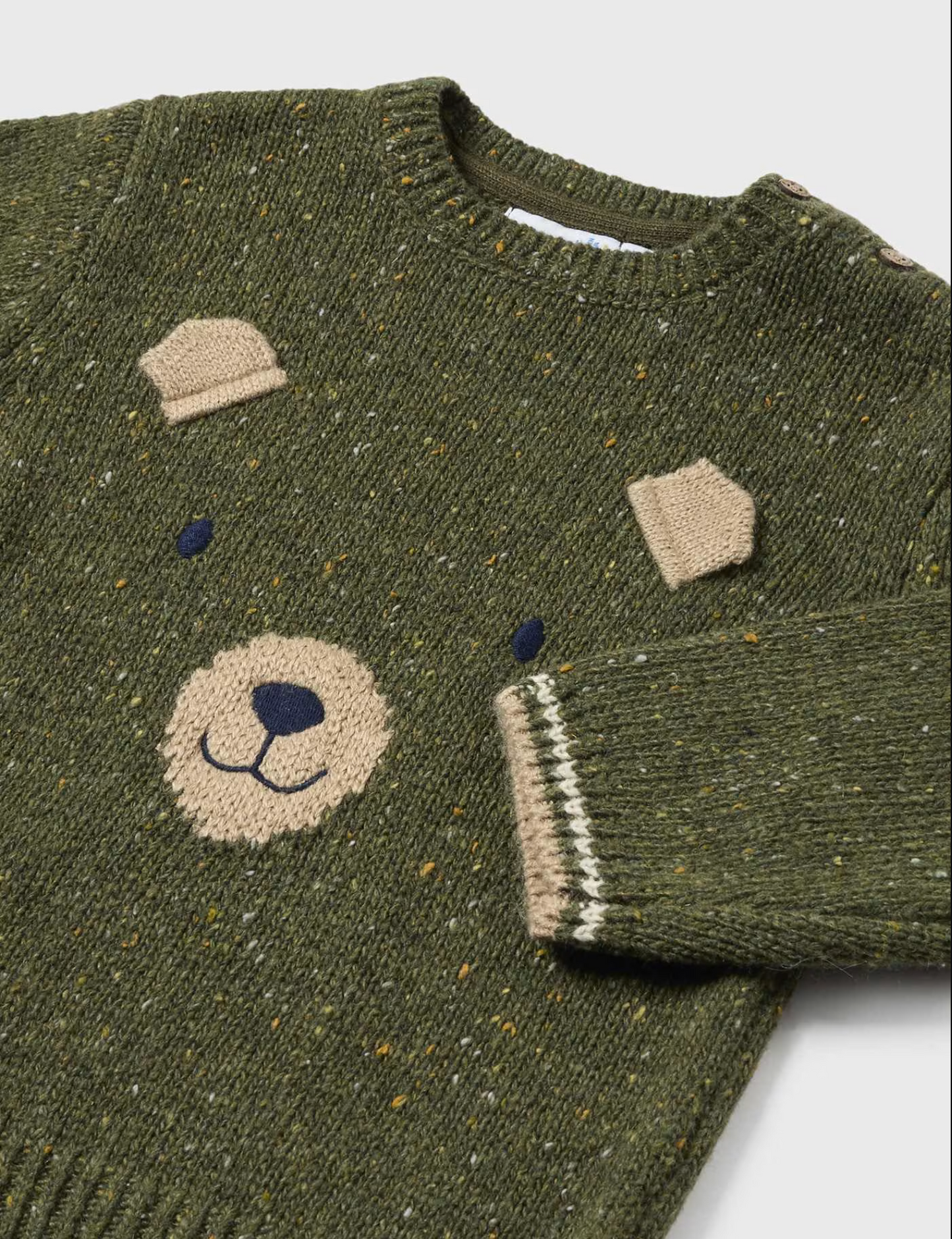 Mayoral Baby Boy Forest Mix Teddy Sweater