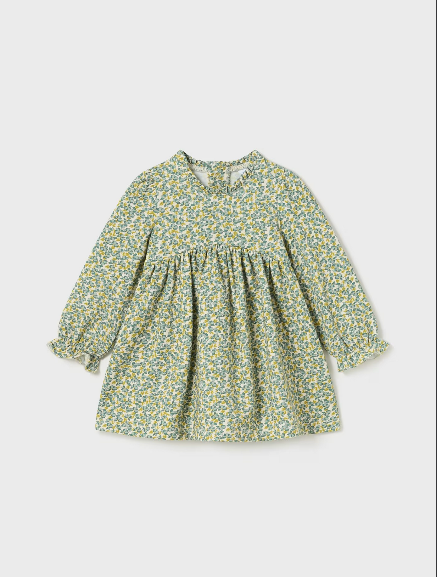 Mayoral Baby Girl Emerald Floral Print Dress