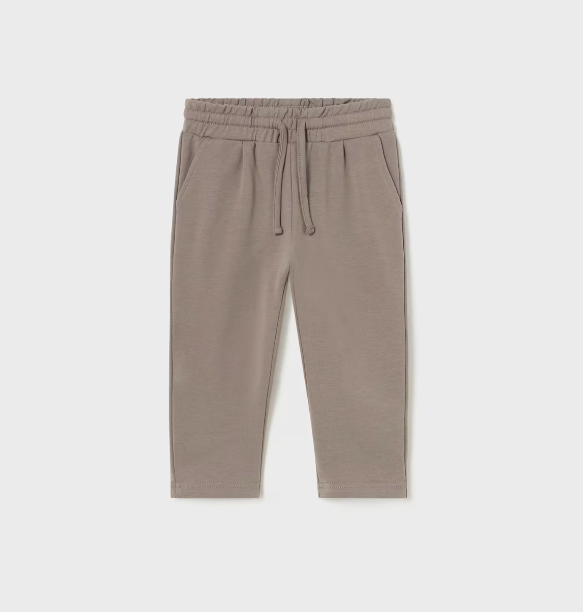 Baby Tie Waist Pants - Oatmeal