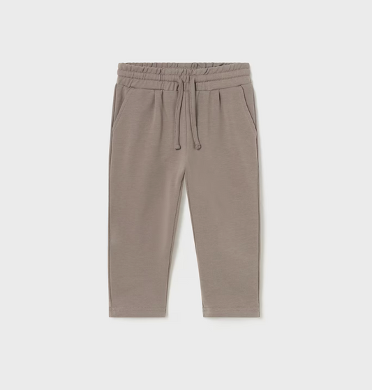 Baby Tie Waist Pants - Oatmeal