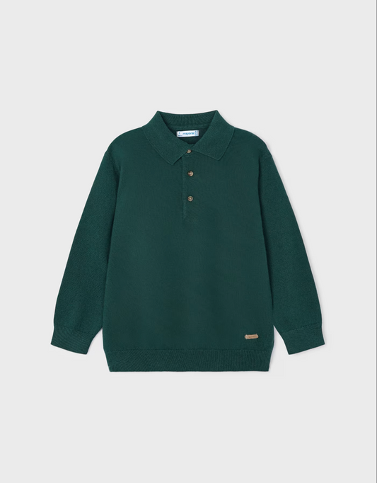 Mayoral Boys Knit Polo Shirt