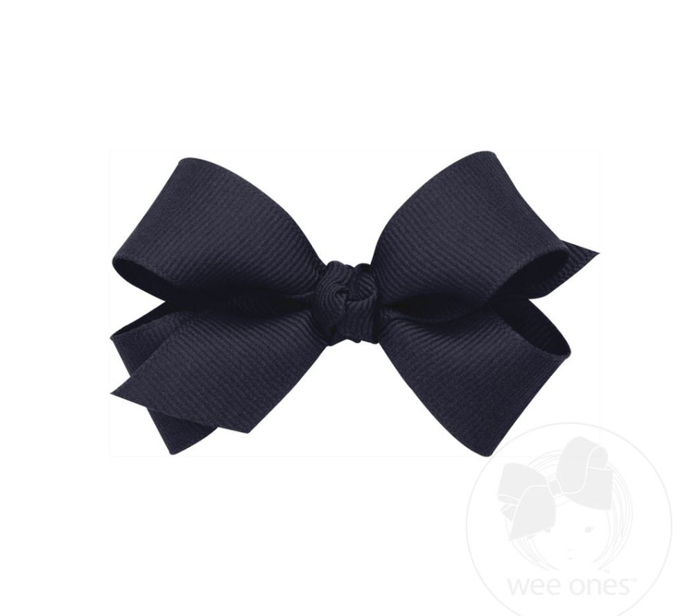 Wee Classic Grosgrain Hair Bow (Knot Wrap)