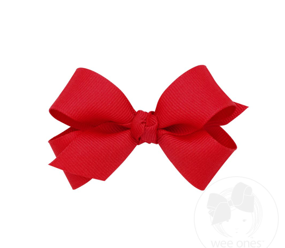 Wee Classic Grosgrain Hair Bow (Knot Wrap)