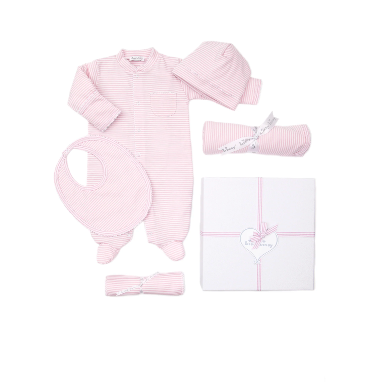 Kissy Kissy Simple Stripes 5PC Gift Set