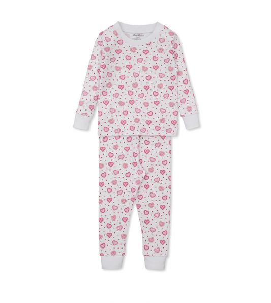 Kissy Kissy Heartfelt Hearts 2-Piece Pajama Set