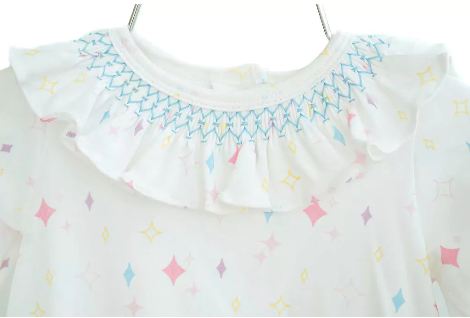 Sparkle Ruffle Collar Bubble