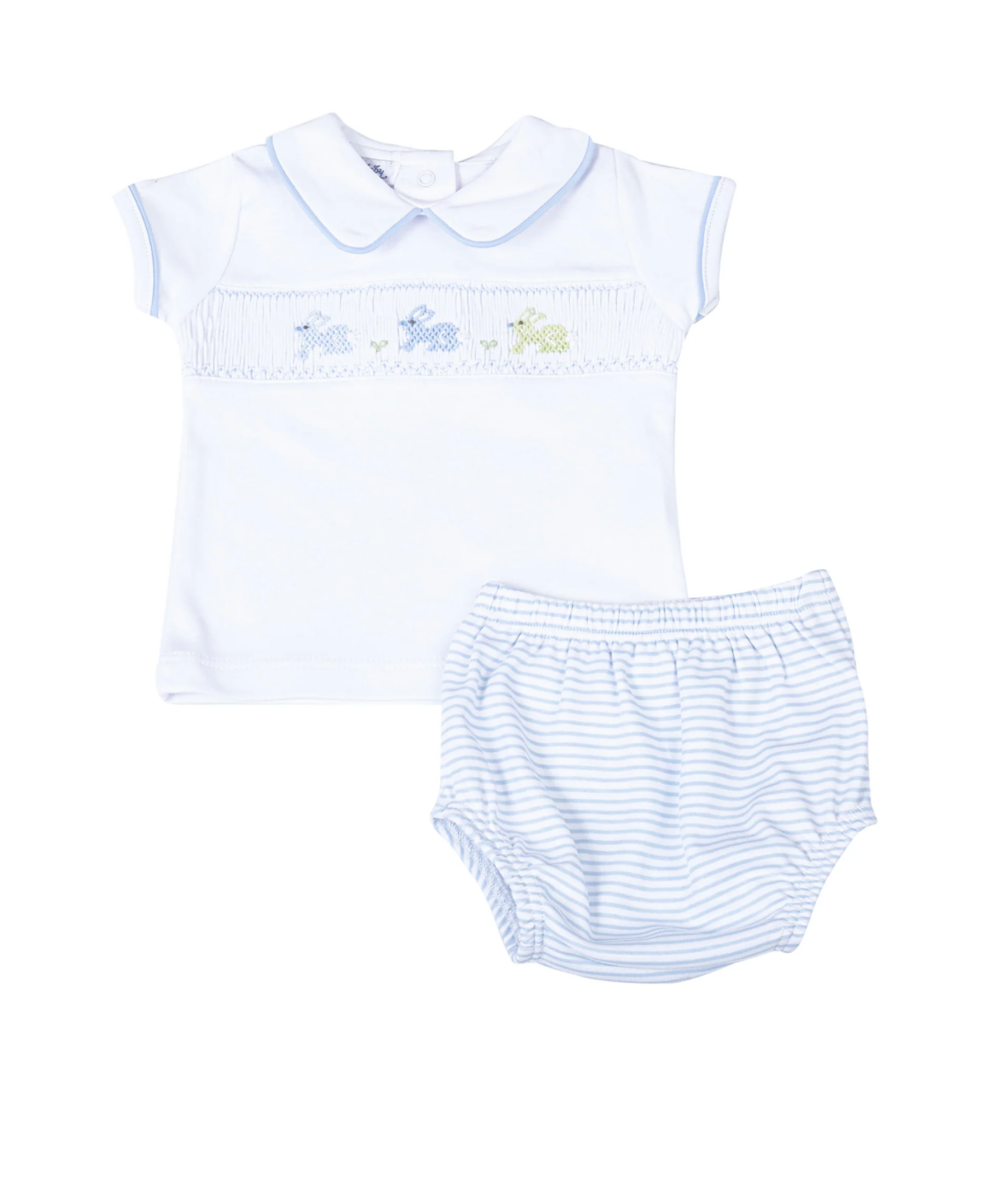 Magnolia Baby Hoppity Hop Smocked Diaper Set