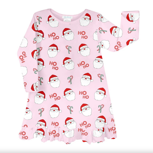 Jolly Santa Pink Night Dress