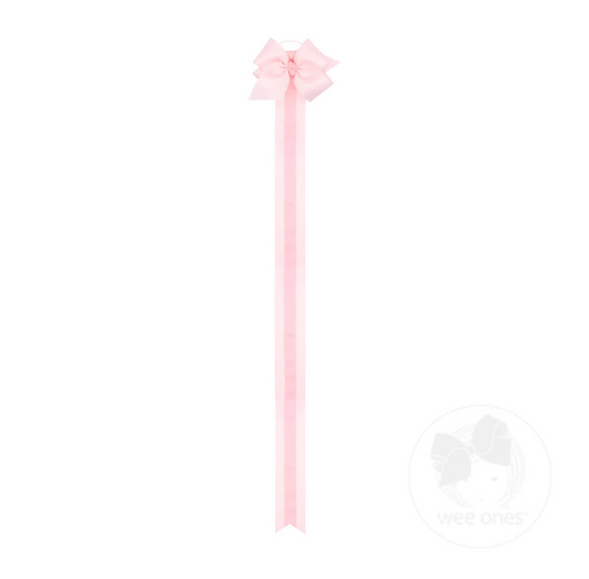 Two-Toned Pink Bow Holder