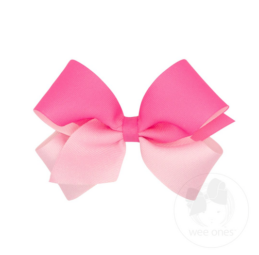 Pink Ombre Bow - Medium