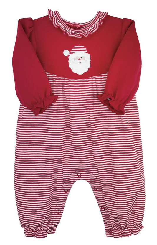 Baby Girl Red Santa Longall