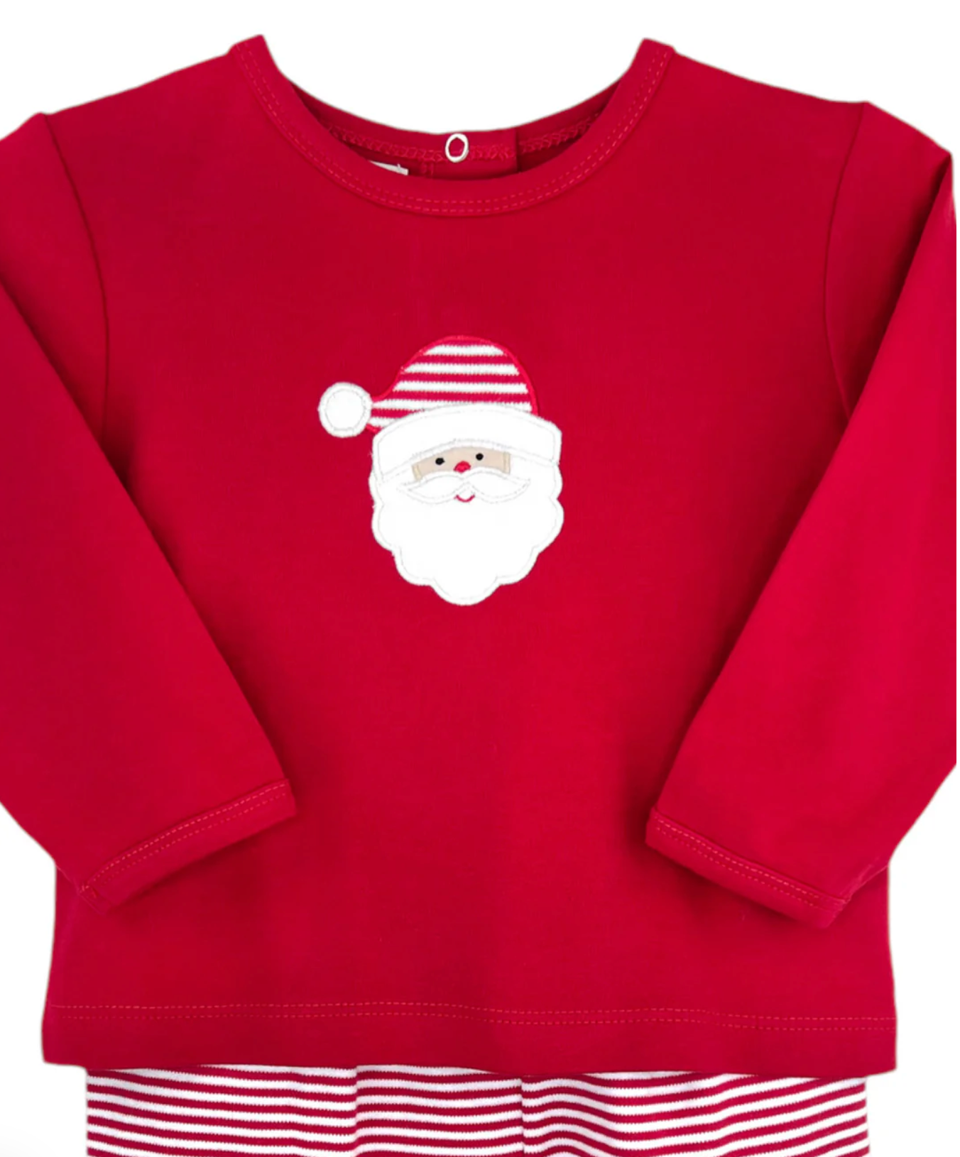 Boy's Red Santa Top and Pant Set