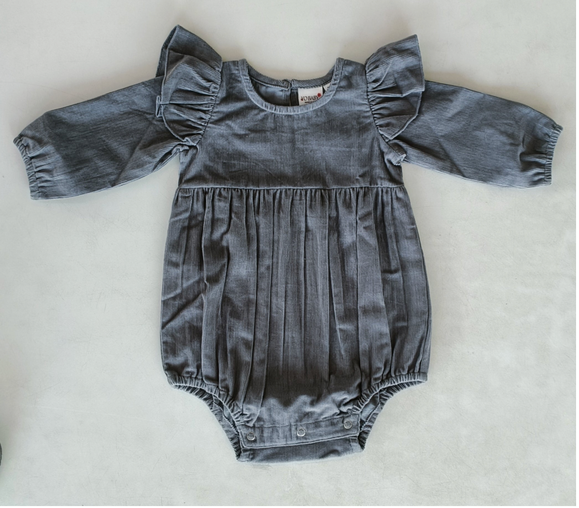 Cotton Woven Baby Girl Romper