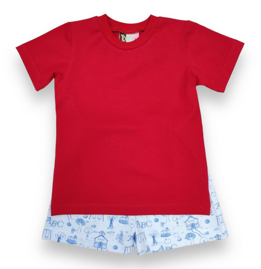 School Yard Fun Boys Short Set