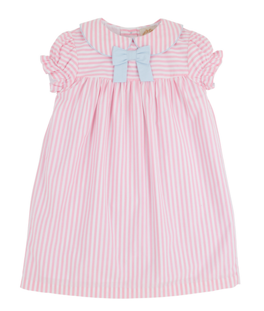 Banks Bow Dress - Pier Party Pinckney Pink Stripe