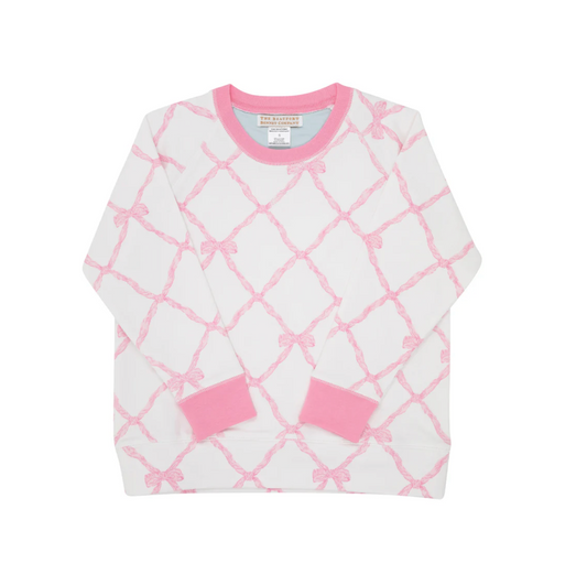 Cassidy Comfy Crewneck-Belle Meade Bow