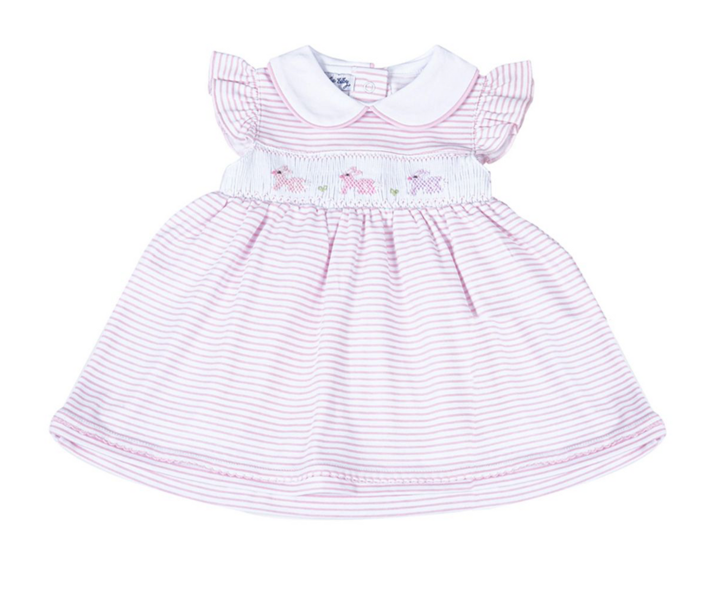 Magnolia Baby Hoppity Hop Smocked Flutters Dress