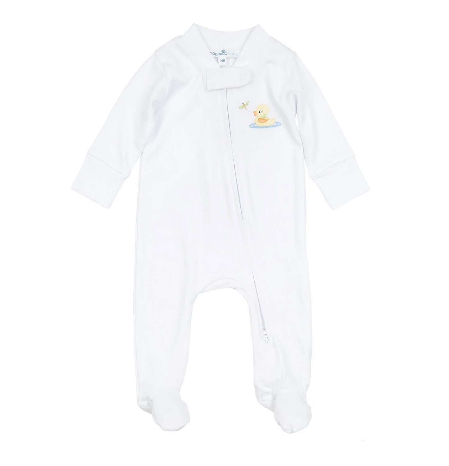 Magnolia Baby Darling Ducklings Zipper Footie