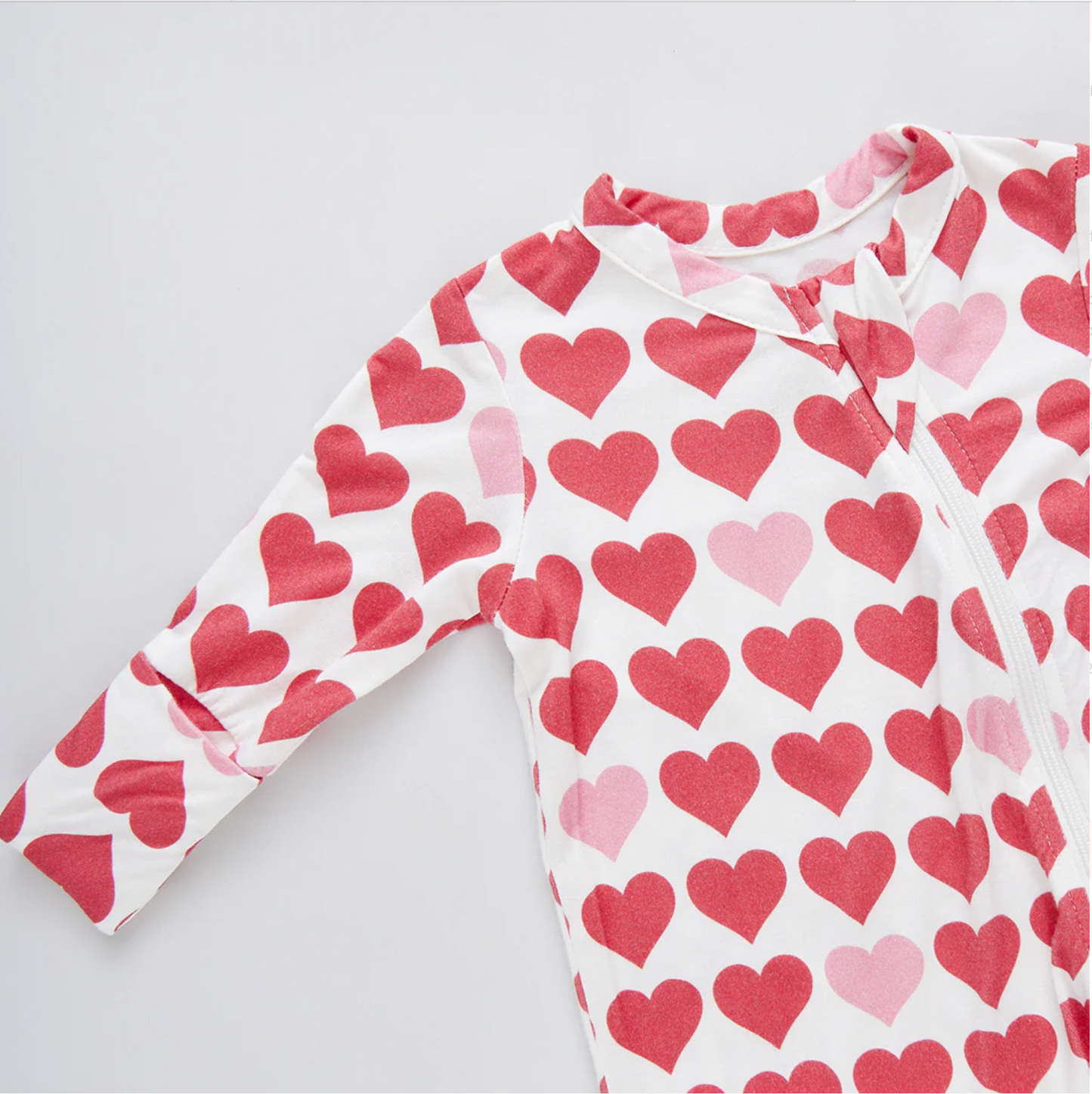 Baby Bamboo Romper - Tiny Hearts