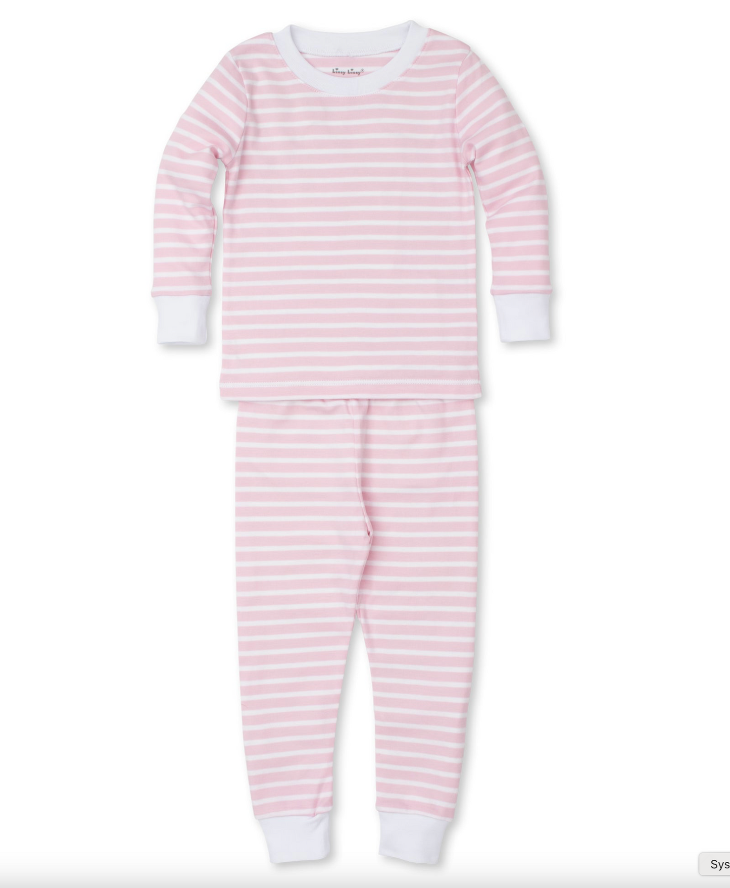 Kissy Kissy Team Stripes Pink Pajama Set