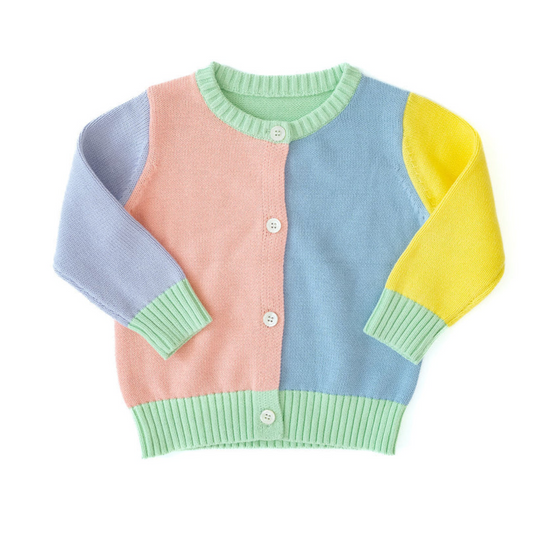 Ruth and Ralph Color Block Cardigan