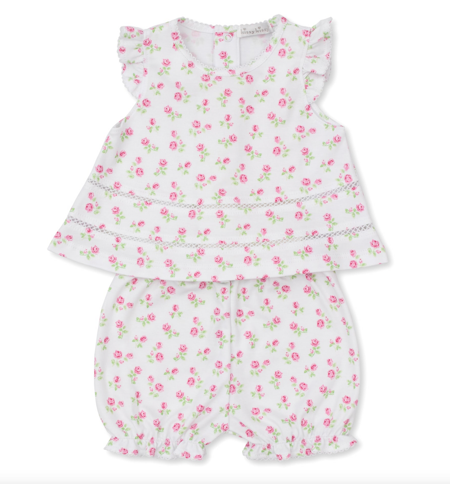 Kissy Kissy Rosy Roses Sunsuit Set