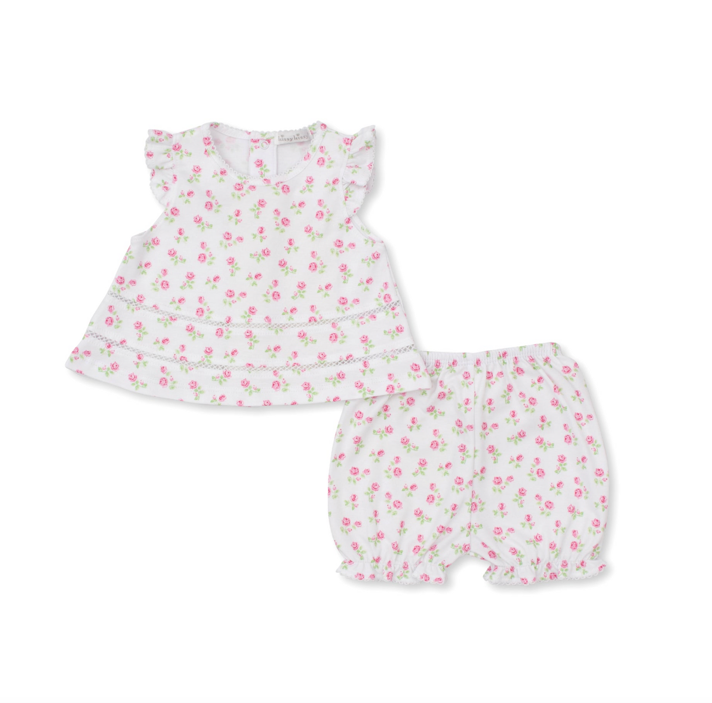 Kissy Kissy Rosy Roses Sunsuit Set