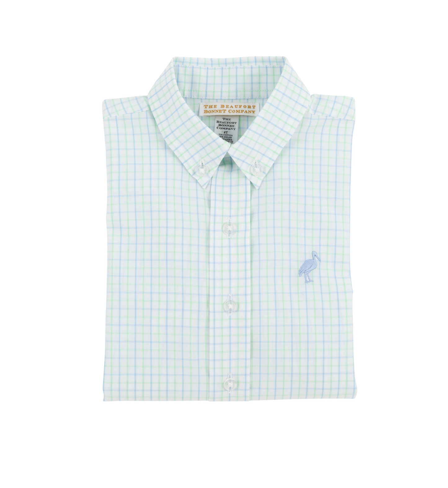 Dean's List Dress Shirt - Sea Island Seafoam and Beale Street Blue Windowpane