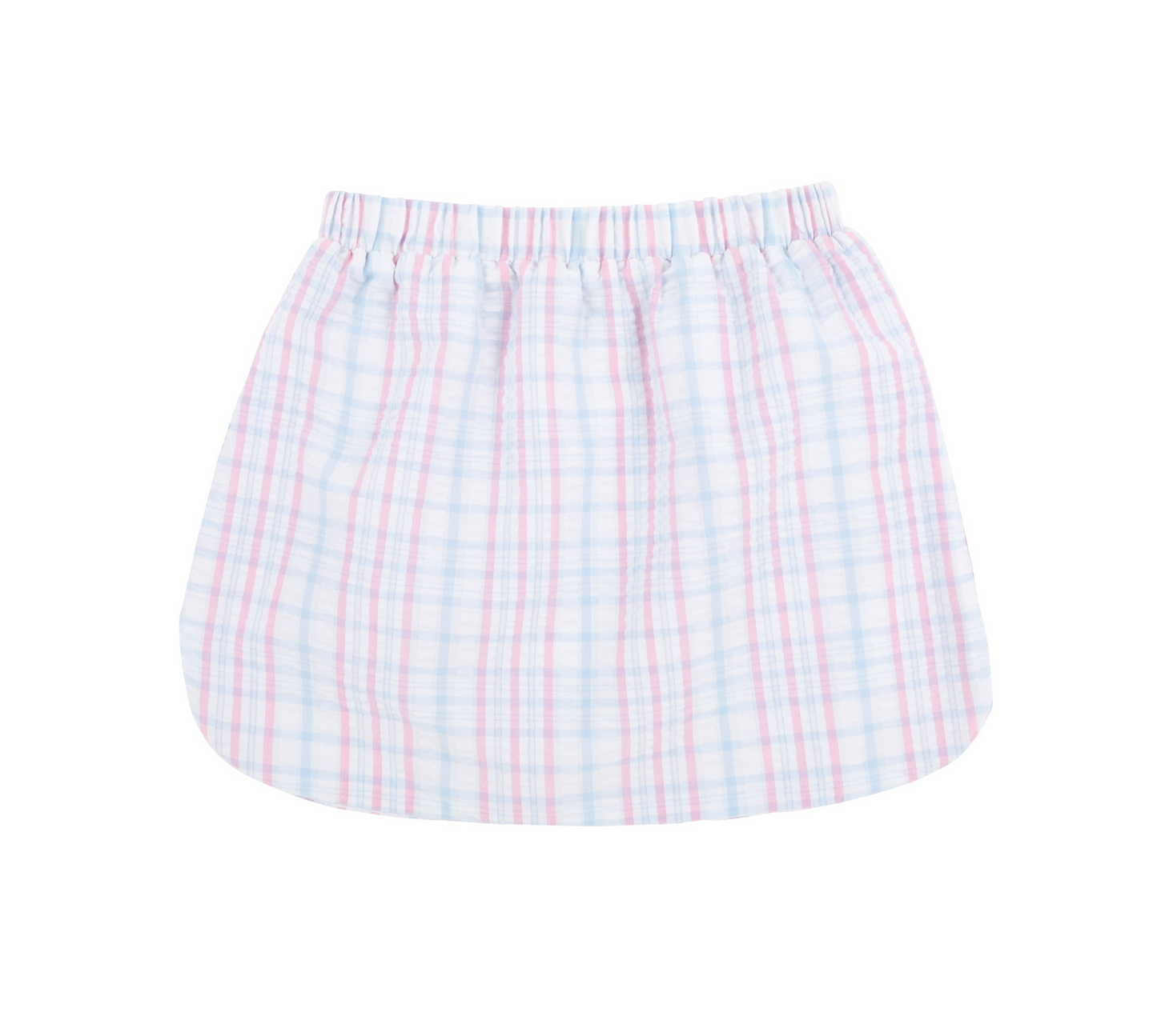 Susanne Skirt - Beale Street Blue and Hamptons Hot Pink Sewanee Seersucker