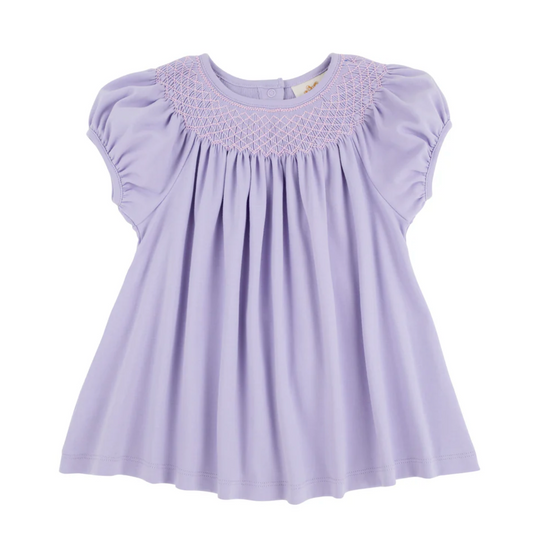 Puff Sleeve Bettye Sue Smocked Top - Lauderdale Lavender