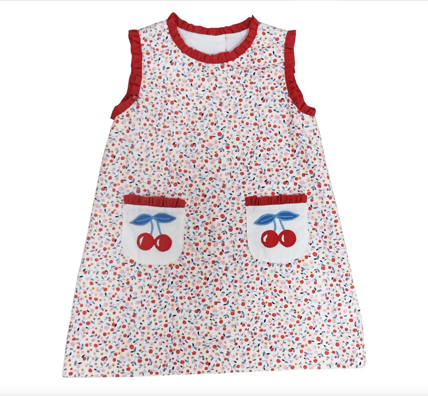 Cherries Collection A-Line Girl's Dress