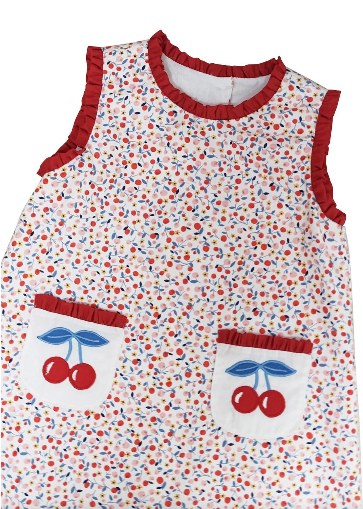 Cherries Collection A-Line Girl's Dress