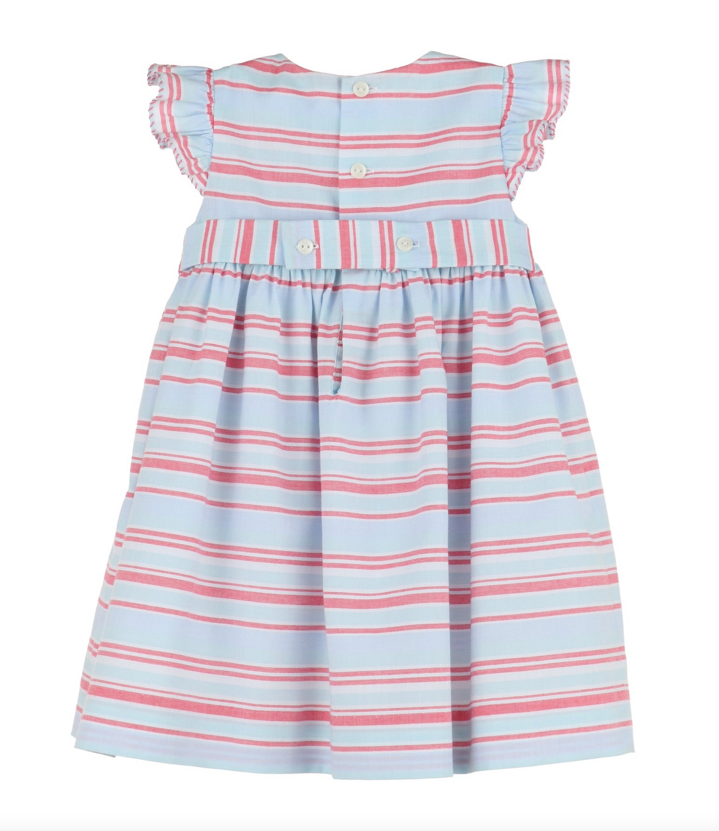 Blue Stripe Dotted Dress