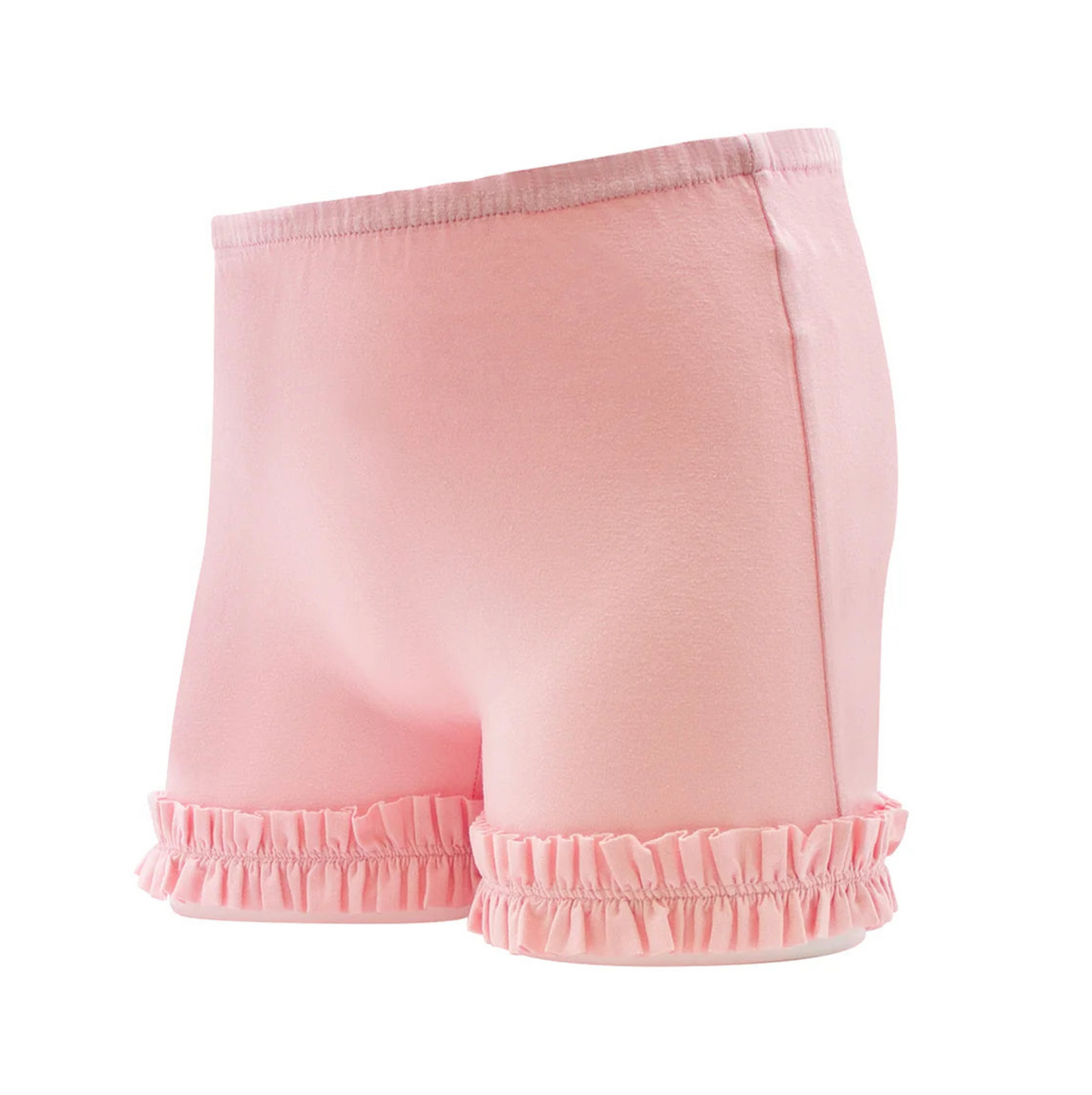 Ruffle WunderShorts by Wee Ones - White, Pink or Navy