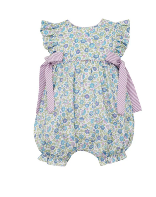 Petit Bebe Lavender Liberty Floral Bubble