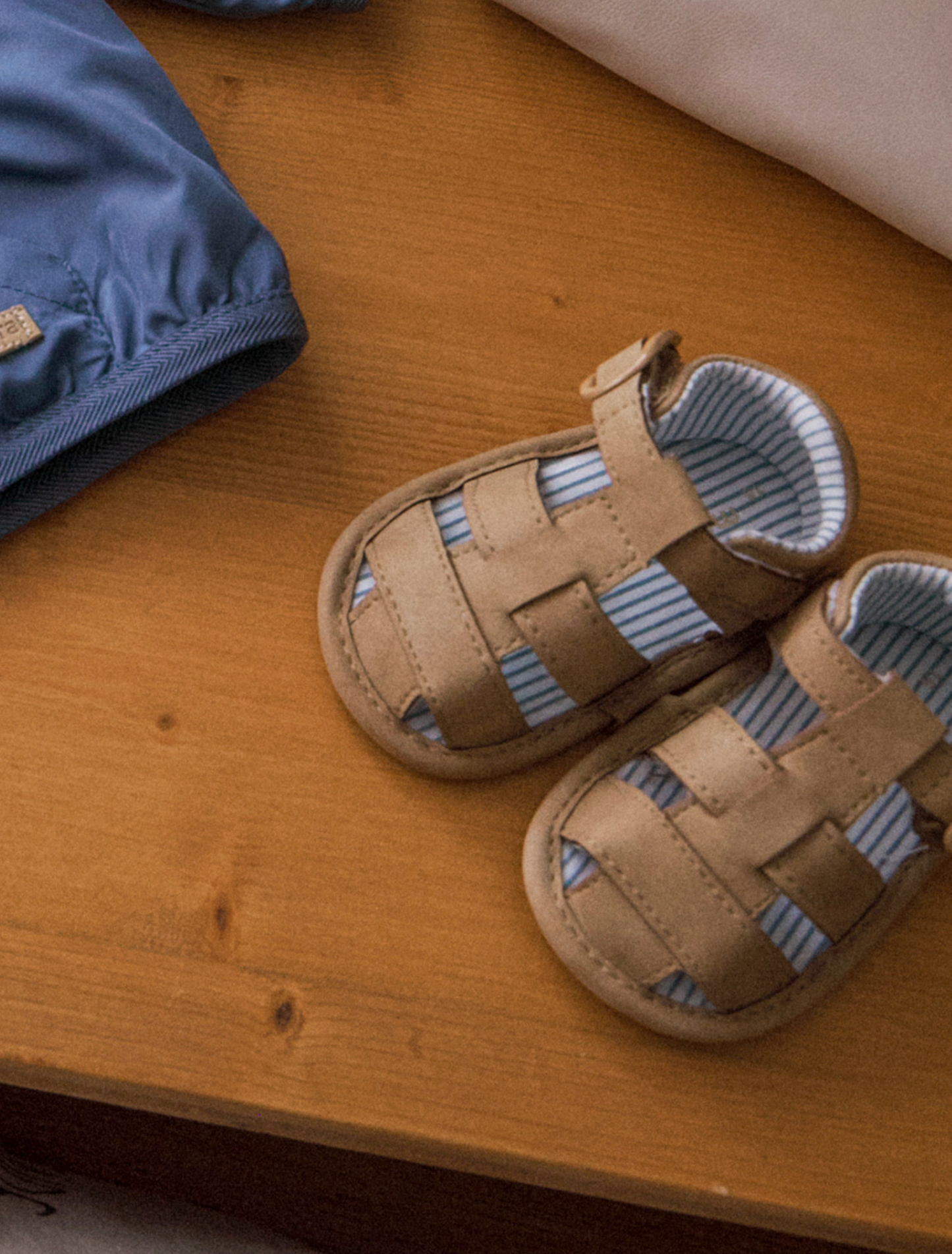 Mayoral Newborn Fisherman Sandals - Camel