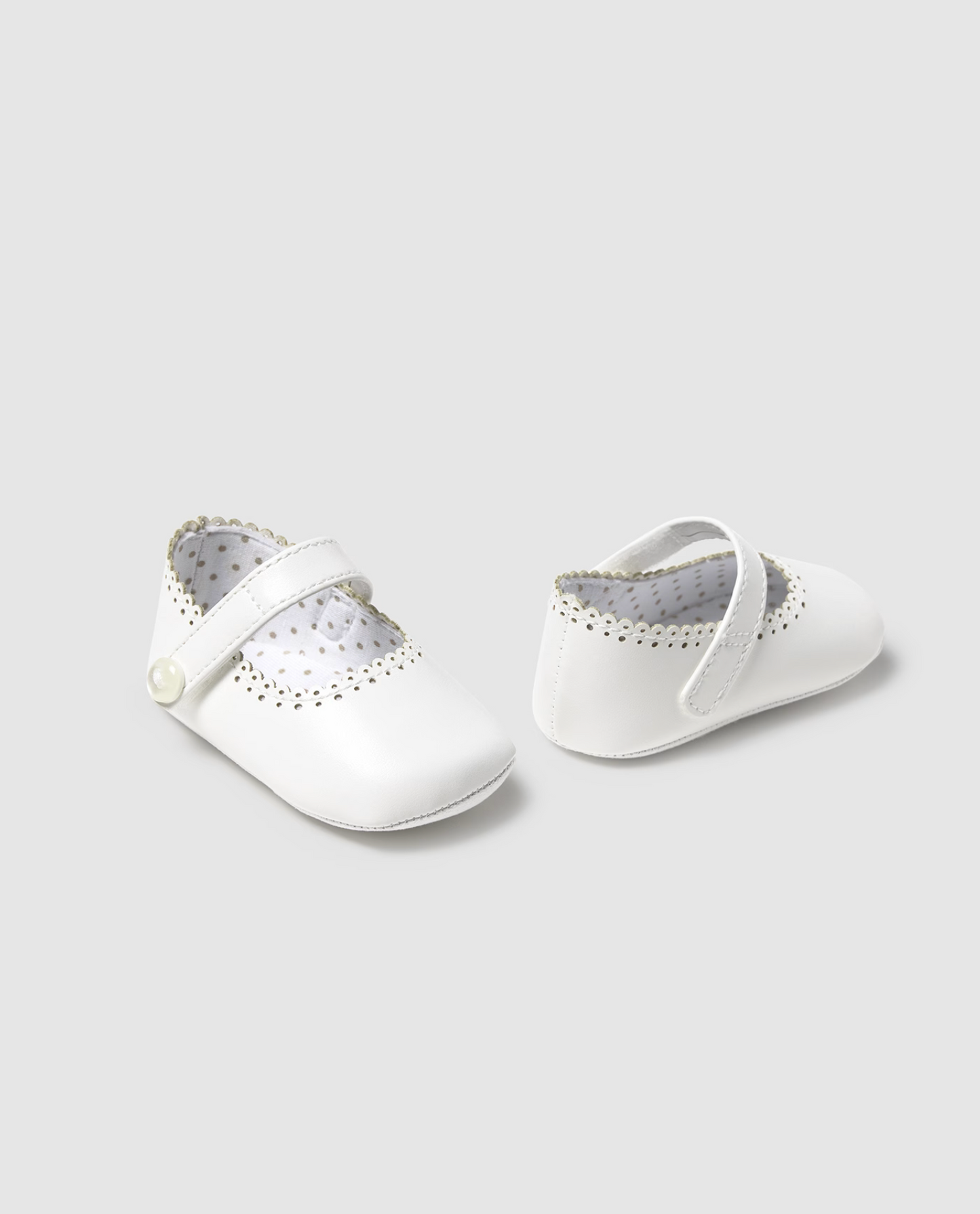 Mayoral Newborn Classic Mary Jane - White