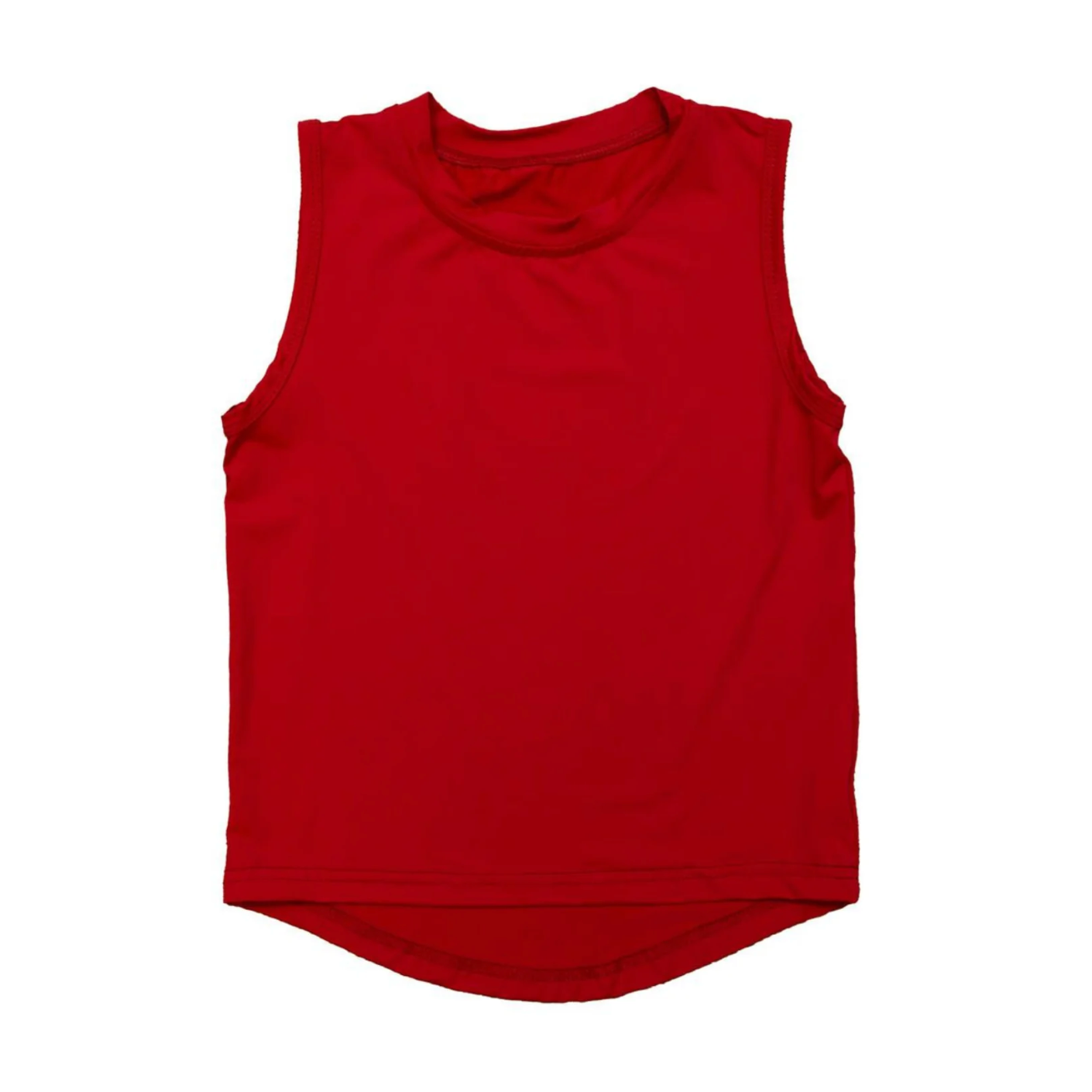 Belle Cher High Low Tank - Red