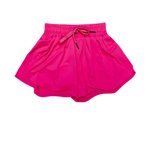 Belle Cher Butterfly Shorts - Hot Pink