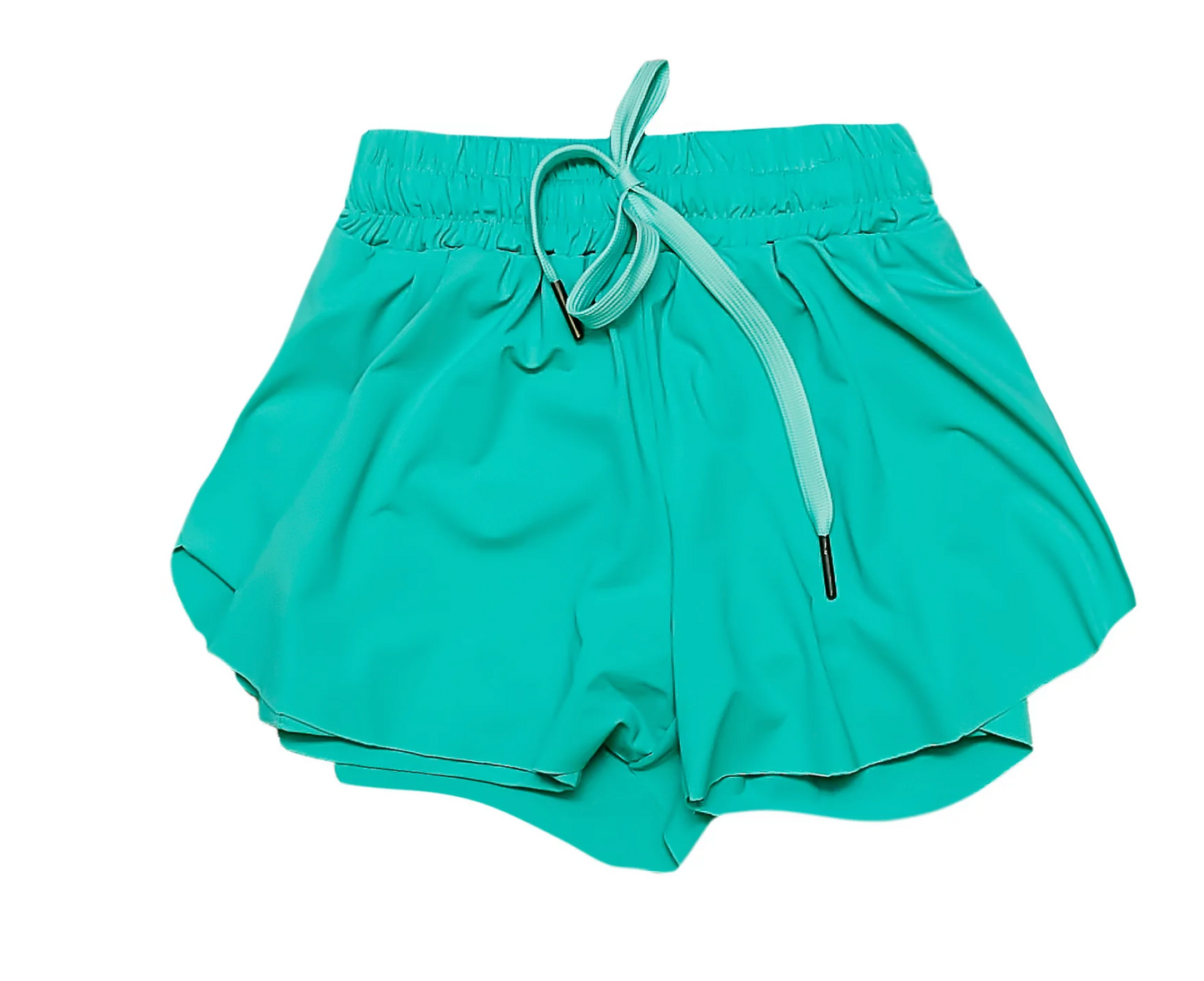 Belle Cher Butterfly Shorts - Teal