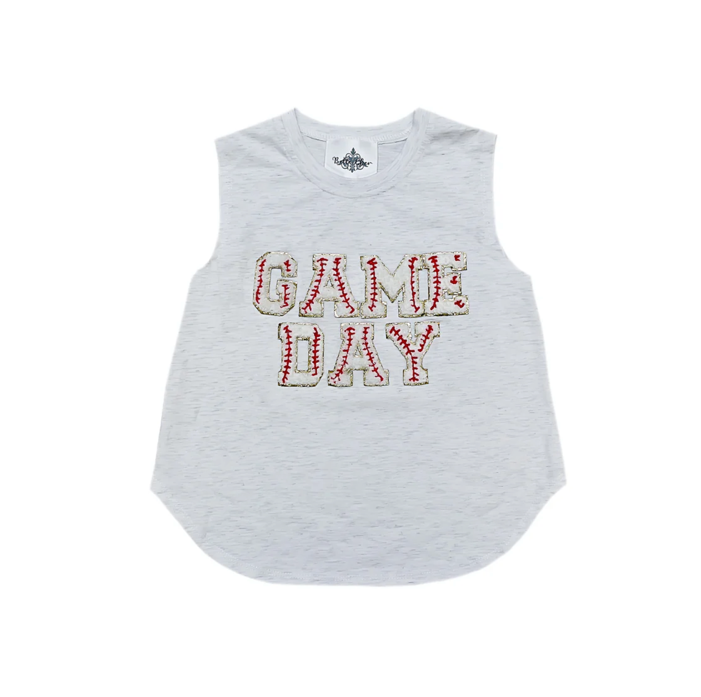 Game Day Sequined Chenille Tank